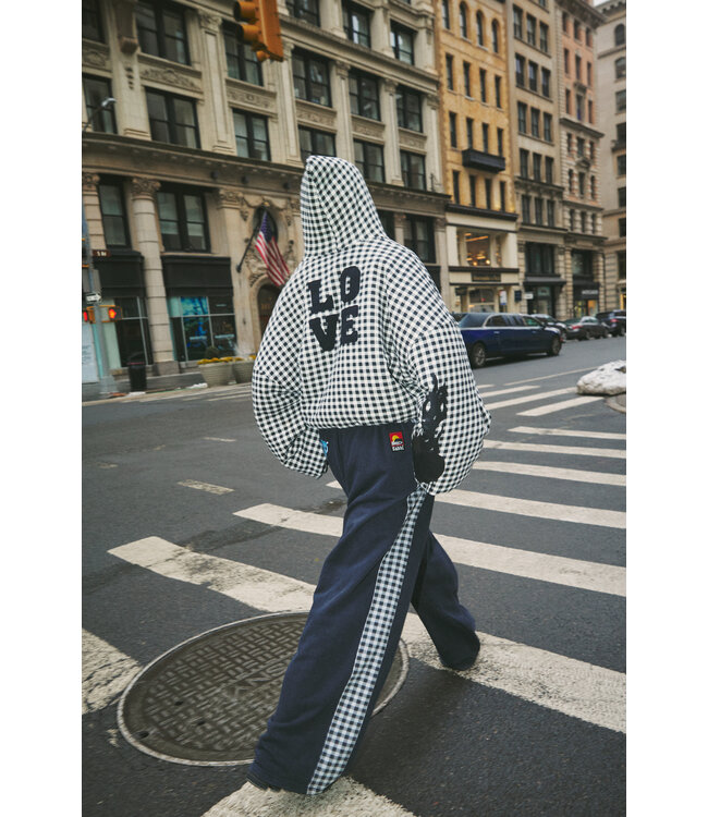 Sabbi Sabbi The Be Happy Gingham Padded Bomber