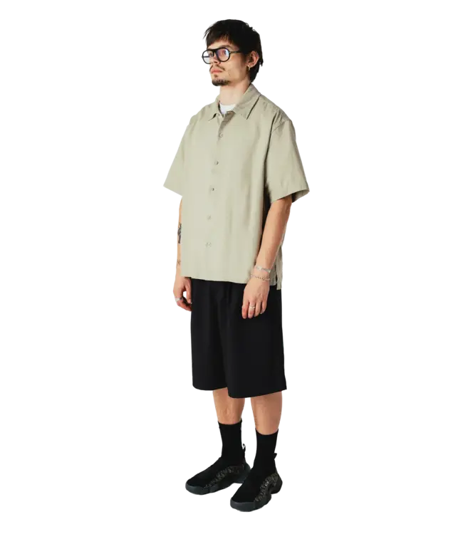 woodbird Woodbird Banks Linen Shirt Stone