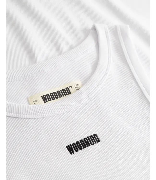 Woodbird Female Woodbird Female Dee Rib Tank Top White