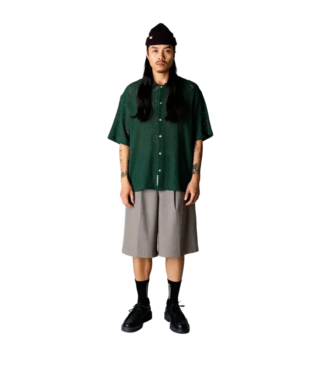 woodbird Woodbird Wang Knit Shirt Pine Green