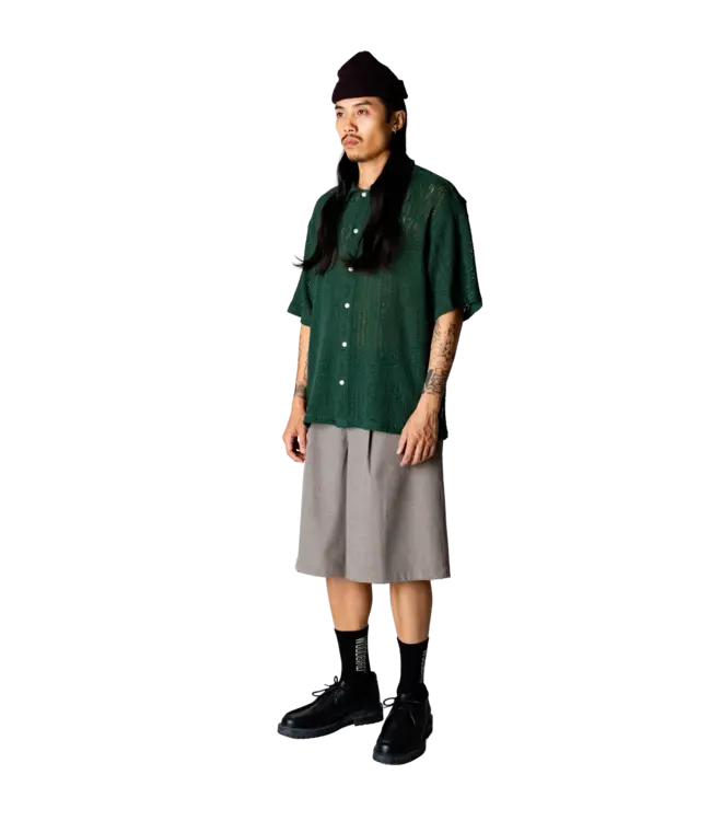 woodbird Woodbird Wang Knit Shirt Pine Green