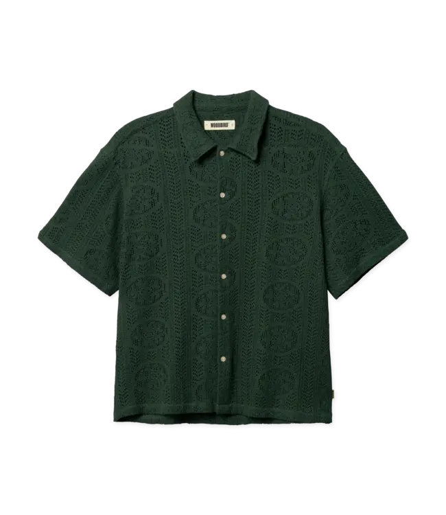 woodbird Woodbird Wang Knit Shirt Pine Green