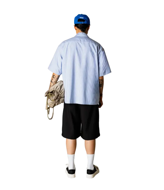 woodbird Woodbird Wang Ox Flower Shirt Light Blue