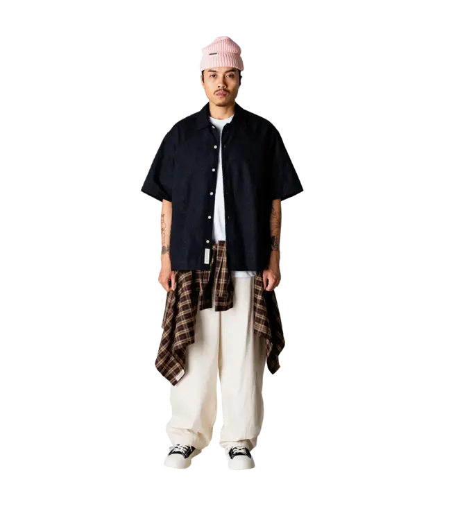 woodbird Woodbird Wang Embroidery Shirt Black