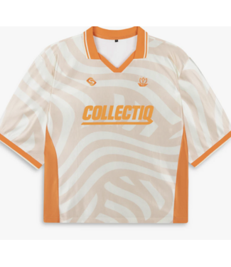 Collectiq Collectiq Wavy Petal Soccer  Jersey Orange
