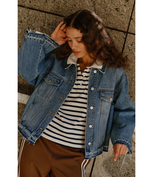 Ivy Ivy-Boa Denim Jacket Wash Watford