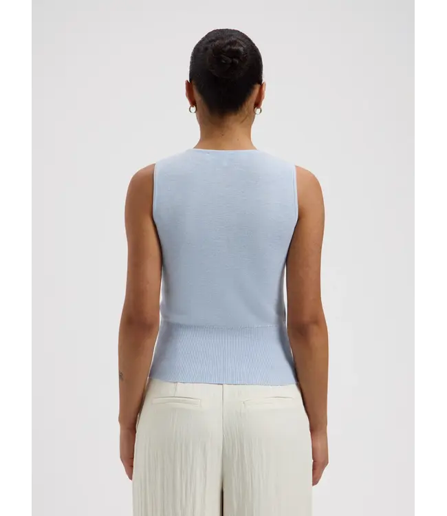 Nous Sommes Labels Nous Sommes Label Gwen Knit Top Light Blue