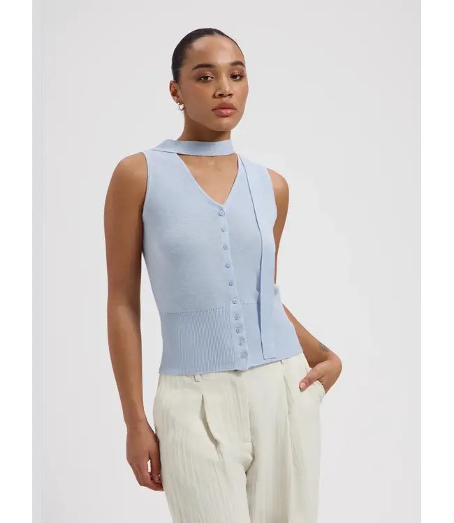 Nous Sommes Labels Nous Sommes Label Gwen Knit Top Light Blue