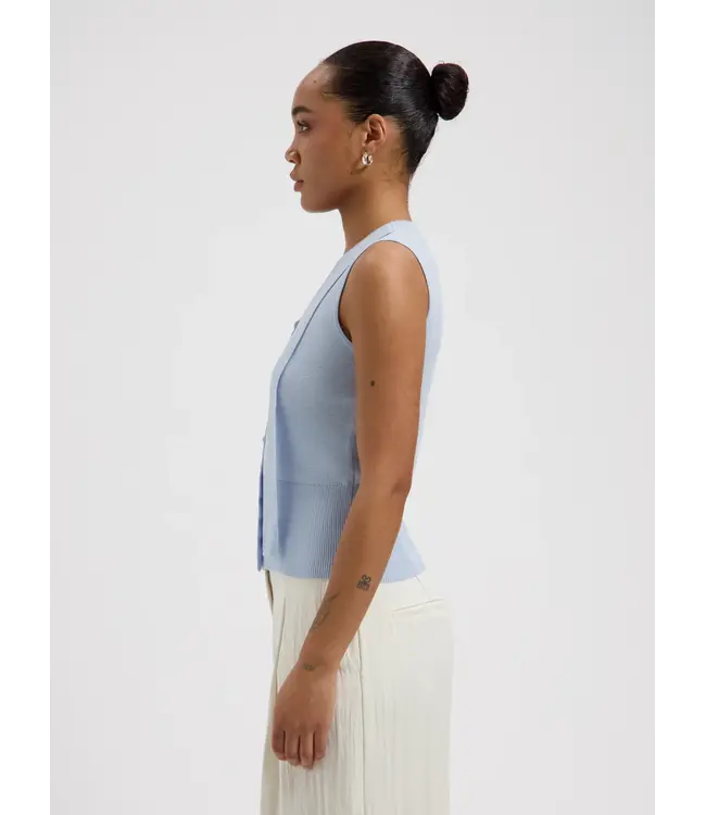 Nous Sommes Labels Nous Sommes Label Gwen Knit Top Light Blue