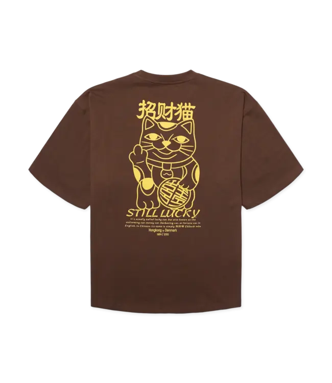 woodbird Woodbird Beam Lucky Tee Dark Brown