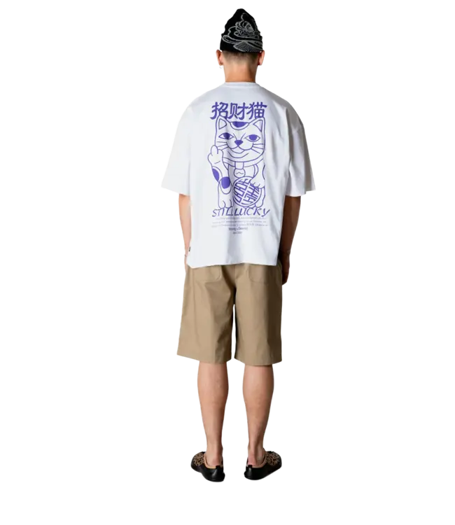 woodbird Woodbird Beam Lucky Tee White