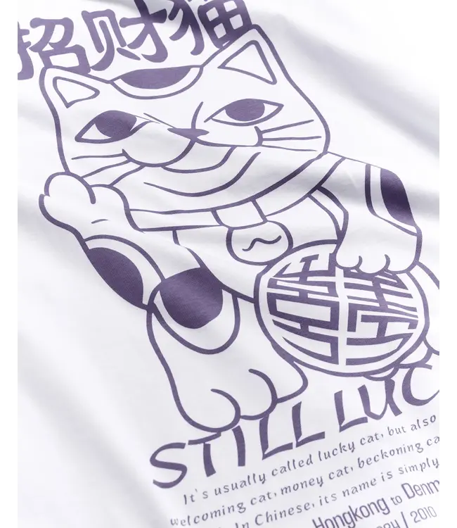 woodbird Woodbird Beam Lucky Tee White