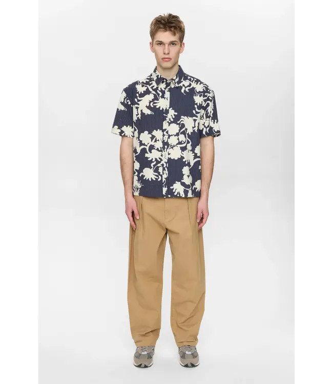 Anerkjendt Anerkjendt Akotto AOP SS Shirt Sky Captain