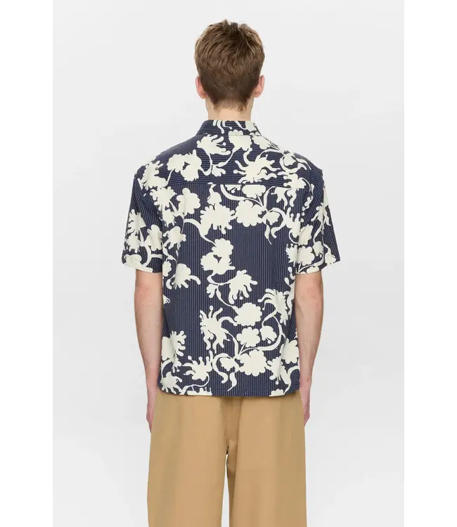 Anerkjendt Anerkjendt Akotto AOP SS Shirt Sky Captain