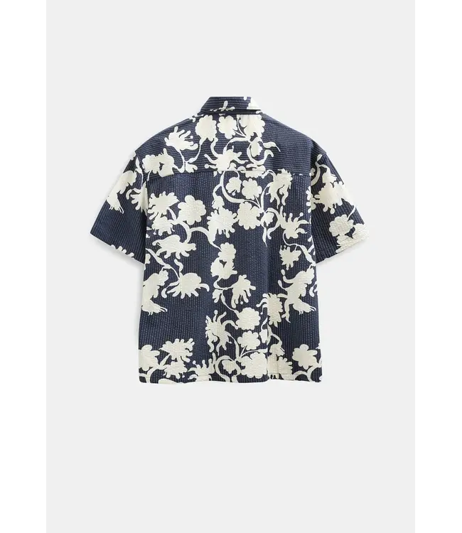 Anerkjendt Anerkjendt Akotto AOP SS Shirt Sky Captain