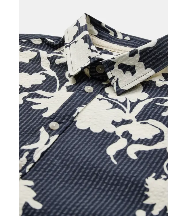 Anerkjendt Anerkjendt Akotto AOP SS Shirt Sky Captain