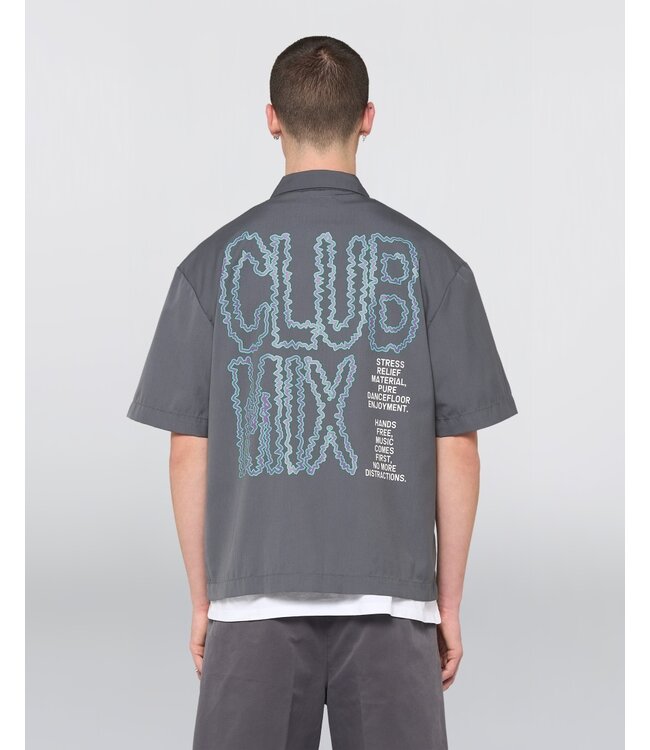 Edwin Edwin Club Mix Shirt SS Dark Grey