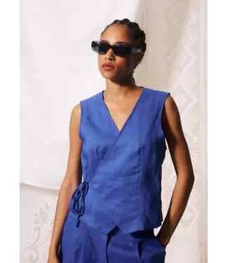 Frnch Frnch Gilet Alfio Blue Electrique