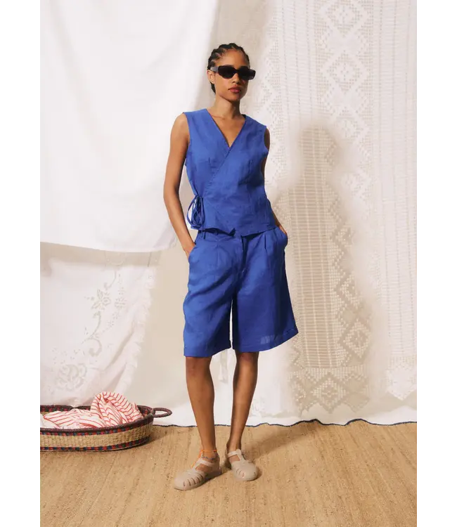 Frnch Frnch Gilet Alfio Blue Electrique