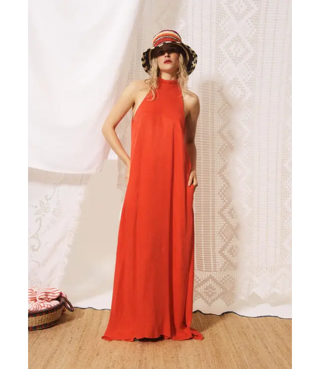 Frnch Frnch Robe Catello Corail