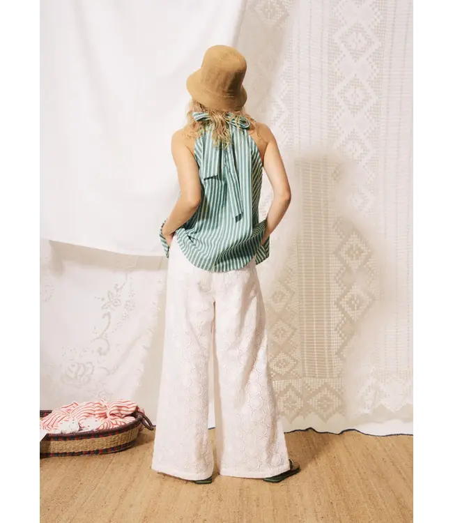 Frnch Frnch Top Crescenzo Vert Rivage