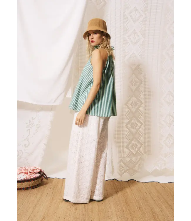 Frnch Frnch Top Crescenzo Vert Rivage