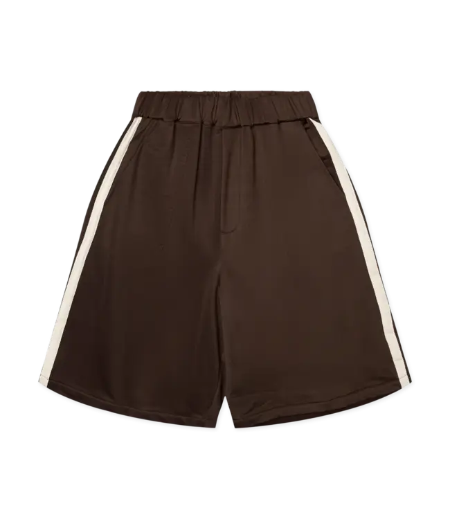woodbird Woodbird Female Poke Track Shorts Dark Brown
