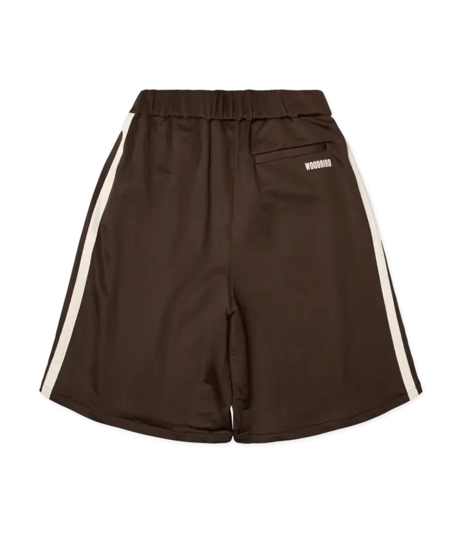 woodbird Woodbird Female Poke Track Shorts Dark Brown