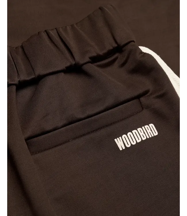 woodbird Woodbird Female Poke Track Shorts Dark Brown