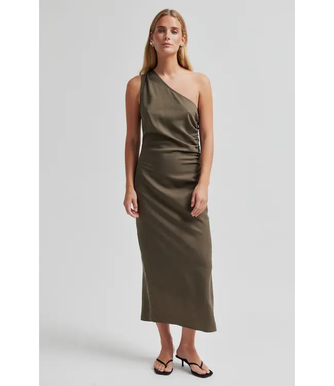 Second Female Second Female Refined One Schoulder Dress Canteen