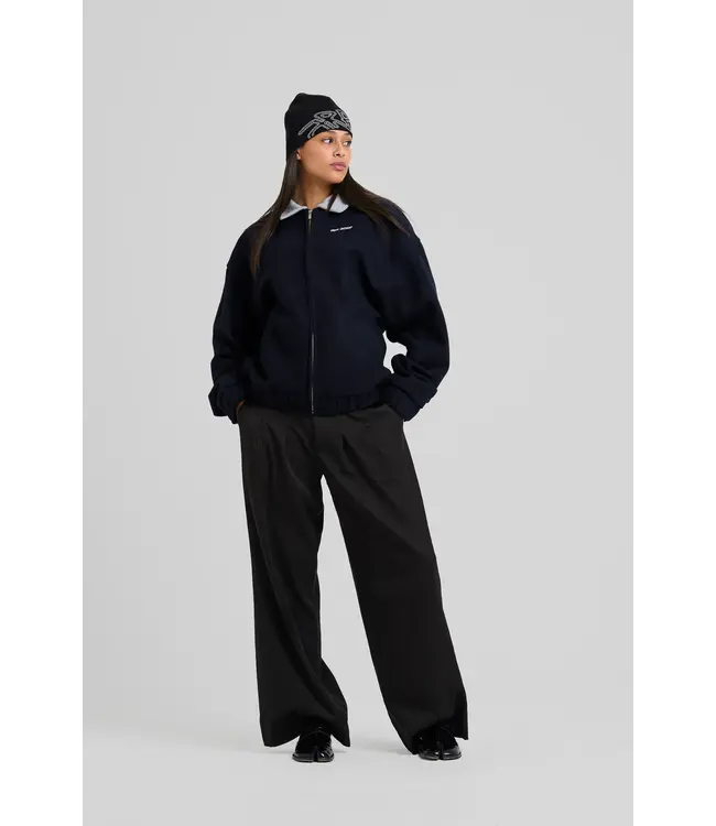 Arbor Antwerp Arbor Antwerp Cropped Fitted Jacket Blue