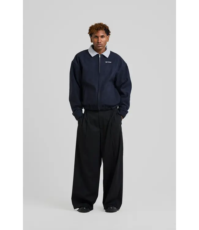 Arbor Antwerp Arbor Antwerp Cropped Fitted Jacket Blue