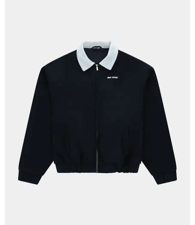 Arbor Antwerp Arbor Antwerp Cropped Fitted Jacket Blue