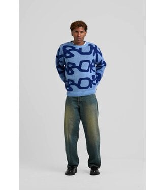 Arbor Antwerp Arbor Antwerp Big Logo Arbor Alpaca Knit Blue