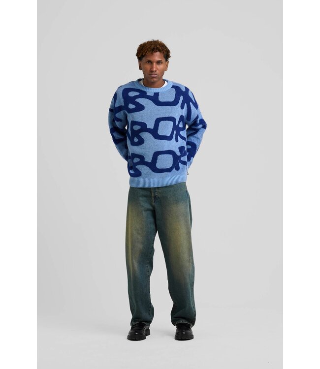 Arbor Antwerp Arbor Antwerp Big Logo Arbor Alpaca Knit Blue