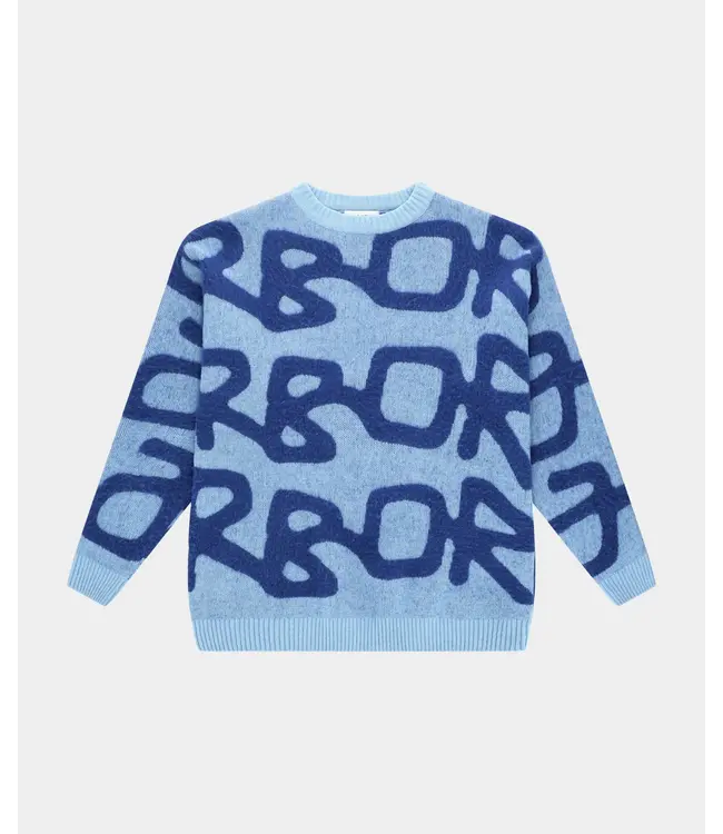 Arbor Antwerp Arbor Antwerp Big Logo Arbor Alpaca Knit Blue