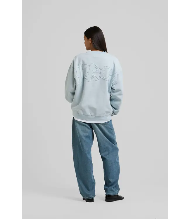 Arbor Antwerp Arbor Antwerp Big Application Crewneck Baby Blue