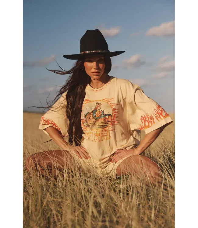 Sabbi Sabbi The Flaming Cowboy Tee Sand