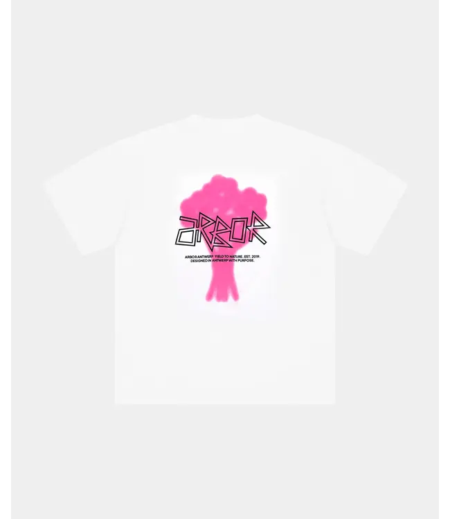 Arbor Antwerp Arbor Antwerp Floral Bouquet Pink T-shirt White
