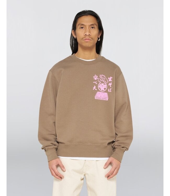 Edwin Edwin Soba Yasubé Sweat Walnut