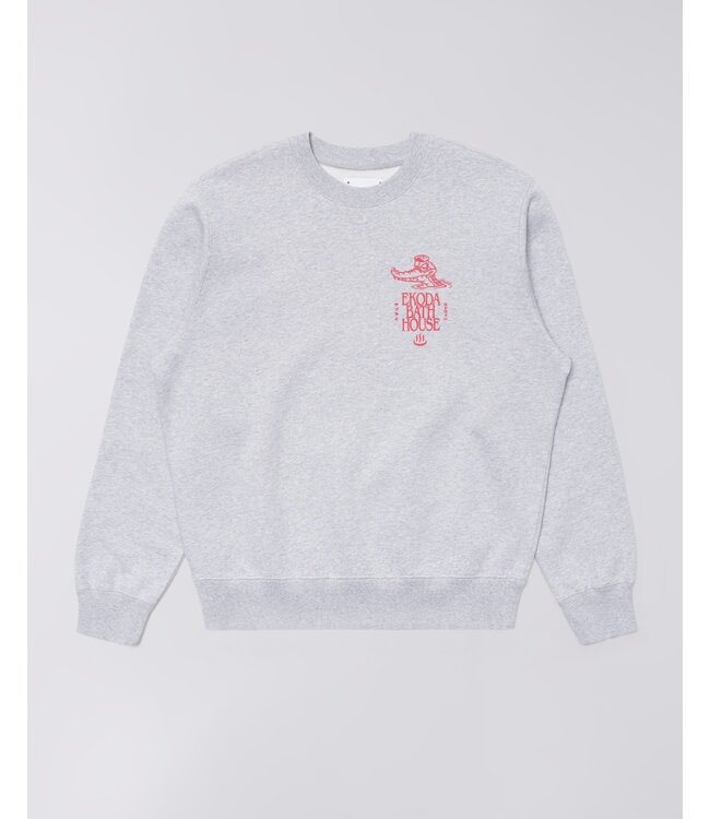 Edwin Edwin Ekoda Bath House Sweat Grey Marl