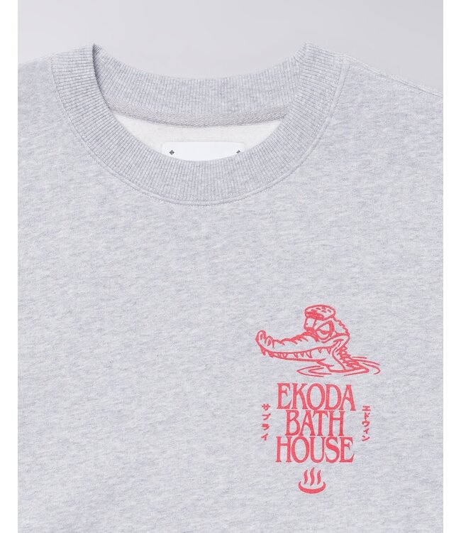 Edwin Edwin Ekoda Bath House Sweat Grey Marl