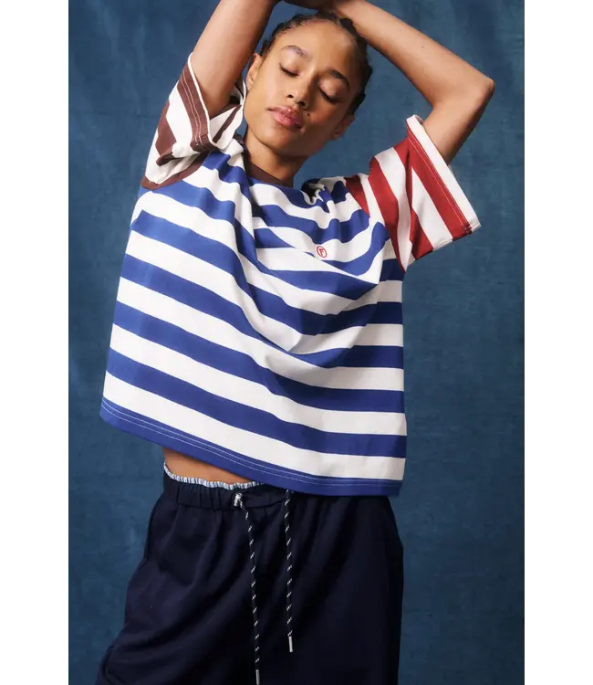 Frnch Frnch T-shirt Chelem Bleu Electric
