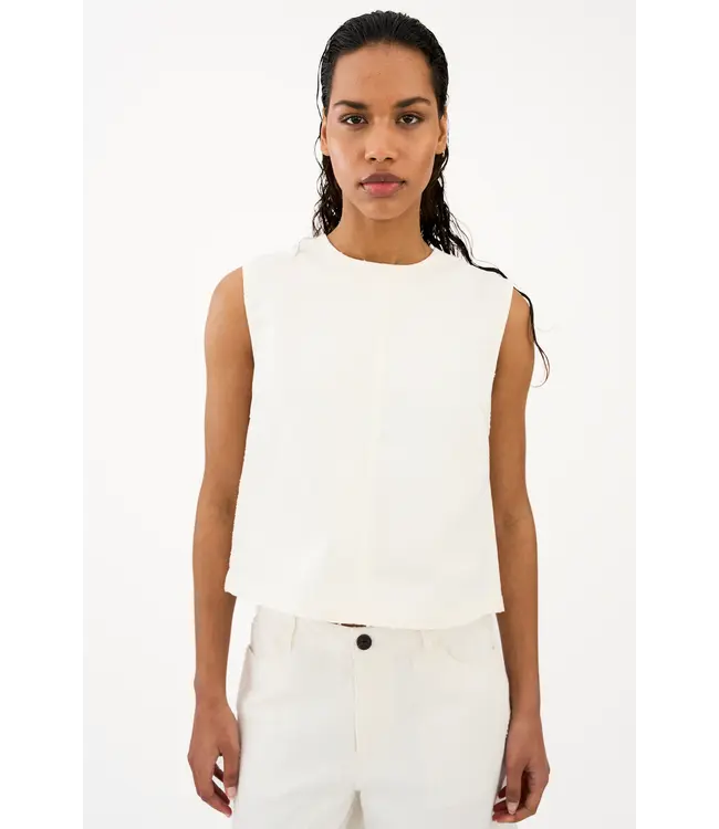 IVY Copenhagen IVY Heaven Cross Back Top Wash Pinstripe Needle Punch Optical White