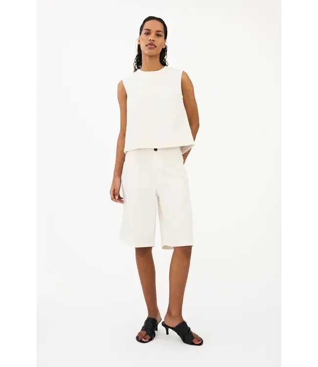 IVY Copenhagen IVY Heaven Cross Back Top Wash Pinstripe Needle Punch Optical White