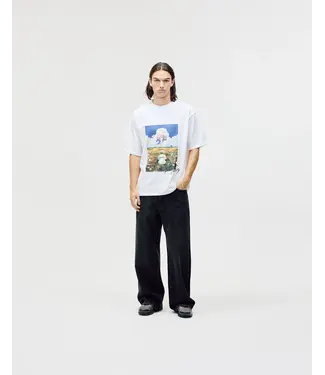 Bareen Bareen Field Box Fit Tee White