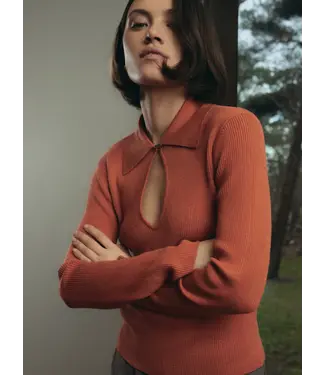 Nous Sommes Labels Nous Sommes Label Maya Knit Top Orange