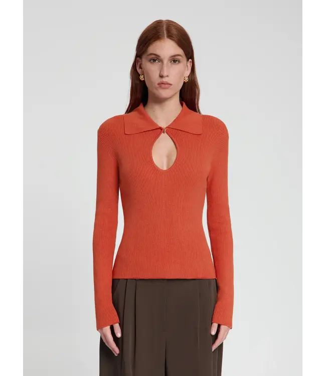Nous Sommes Labels Nous Sommes Label Maya Knit Top Orange