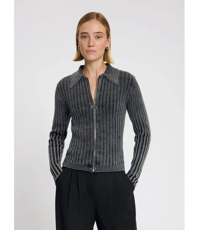 Nous Sommes Labels Nous Sommes Label Tess Rib Cardigan Black