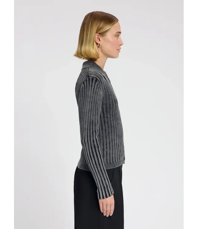 Nous Sommes Labels Nous Sommes Label Tess Rib Cardigan Black
